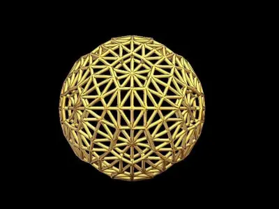 Christmas Light and Ball 3D print model