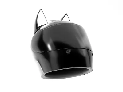 Cat Ear Helmet 3D model