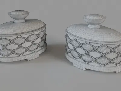 Arabesque Decorative Box 3D model