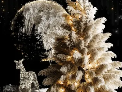 Dry bouquets salon 3D model