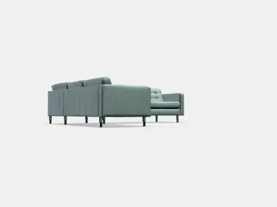 LANDSKRONA Corner sofa 5-seat 2 Low-poly 3D model