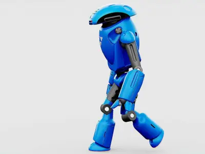 UTILITY BOT SOPHIE Rigged for Unreal Engine - Unity - MIXAMO  3D model