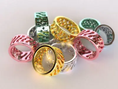 Fance Ring 3D Print Model Free 3D print model