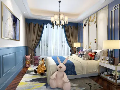 Children Room Interior 3D model