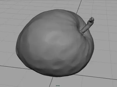 Custard Apple Low-poly 3D model