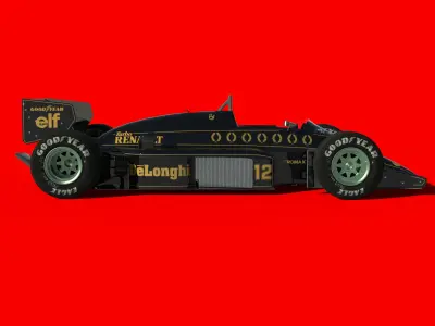 LOTUS-98T racing car 3D model