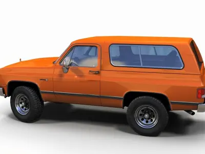 Jimmy 1981  Low-poly 3D model