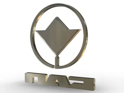 paz logo 3D model