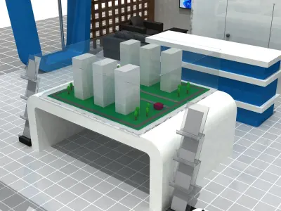 Company Exhibition Stand 04 3D model