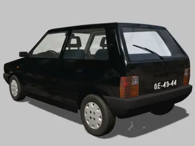 FIAT UNO - 3d model 3D model