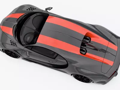 Bugatti Chiron Car model 3D model