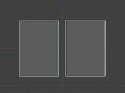 Abstract and geometric frames 1303 3D model