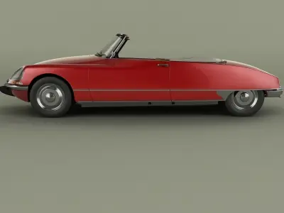 Citroen DS 21 Cabrio 3D model