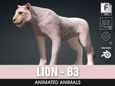 Lion-B3 3D model