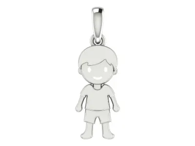 Boy Pendant 02 3D print model