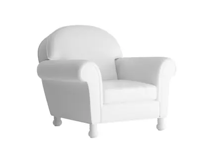 English Club Chair 3D model