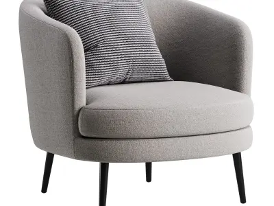 Viv Slipper Chair 3D model