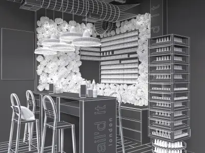 Beauty Salon 3D model