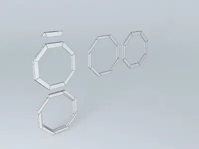 Octagonal Frame Free 3D model