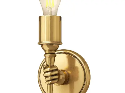 Urban Electric sconce hand 3D model