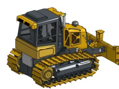 rc d2 bulldozer  3D print model