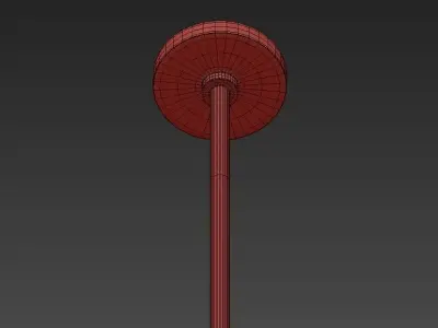 Pelle Gooseneck Chandelier 3D model