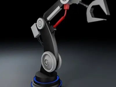 Robotic Arm Free 3D model get
