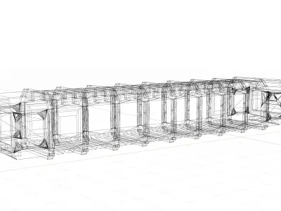 Sci-Fi Cargo Type 1 Free low-poly 3D model