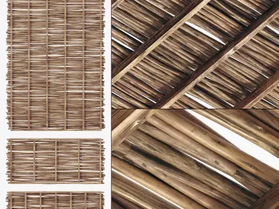 Branch thin thick decor n1 3D model