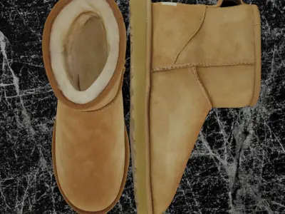 UGG - CAMEL 3D SHOES BOOTS Low-poly 3D model