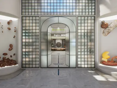 Eversys Brand VR Showroom Scene 3D model