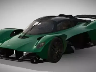 Aston Martin Valkyrie AMR LMH 2025 WEC 3D model 3D model