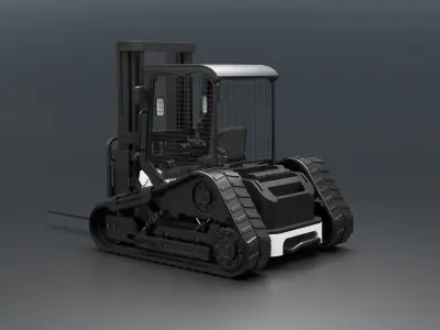 Forklift Concept 3D model