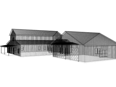 Barndominium House 83 -Archimple LLC 3D model