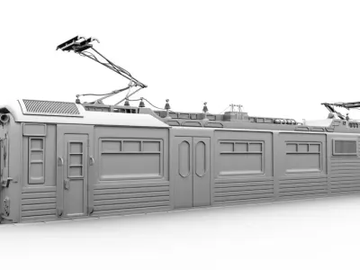 train car 3D model