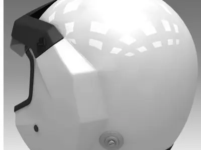 Rally Car Helmet 2 3D model