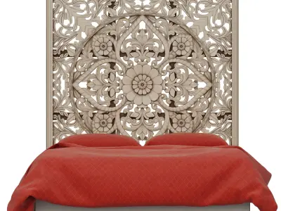 RH Teen Anaya Platform Bed 3D model