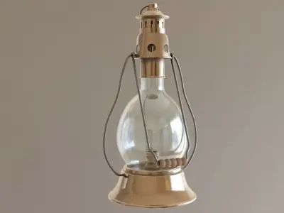 Lantern Low-poly 3D model