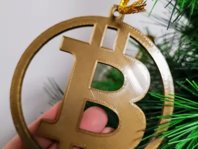 Cryptocurrency Christmas Ornaments 3D print model