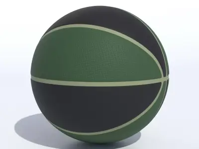 Wilson Milwaukee Bucks Basketball 3D model
