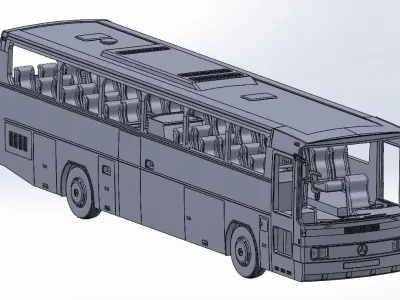 MERCEDES 303RHD 1 14 scale model 3D print model