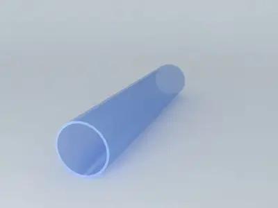 Glass Cylinder Tunnel Free 3D model