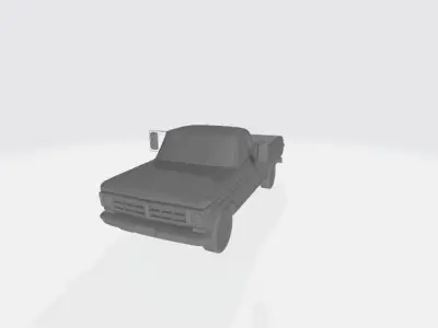 Pickup truck 3D print model buy