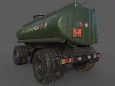 Fuel Trailer 3D model