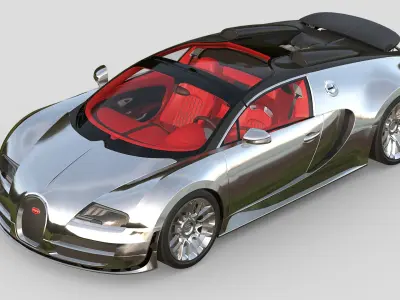 Bugatti Veyron Grand Sport Vitesse 3D model