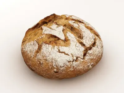 Bread Loaf 004 3D model