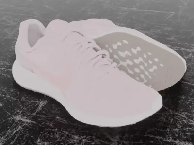 NIKE ROAD RUNNING 3D SHOES - PINK Low-poly 3D model