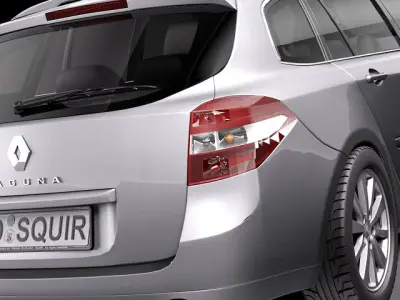 Renault Laguna Estate 2011 3D Model 3D model