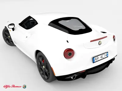 Alfa Romeo 4C 2014 3D model