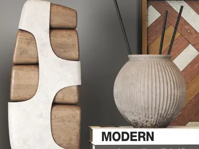 decorative set  01 3D model